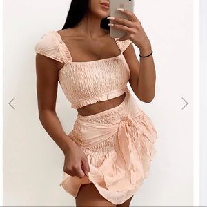 Fashion Nova The Girliest Skirt Set